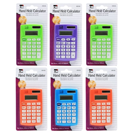 Charles Leonard Primary Calculator with 8 Digit Display, PK6 39100